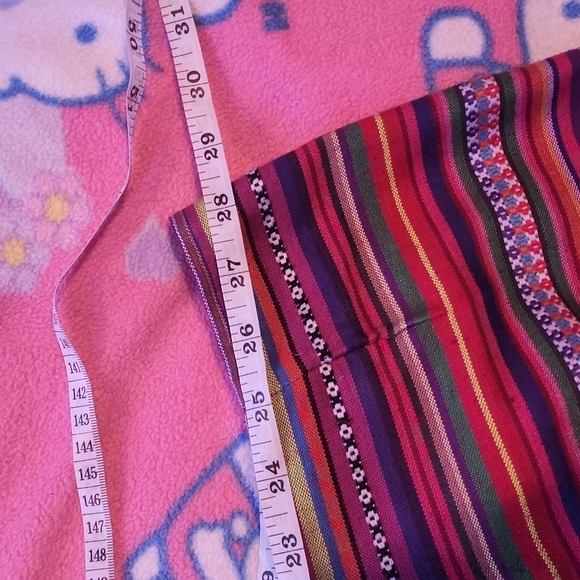 EUC colorful striped skirt - Picture 5 of 7